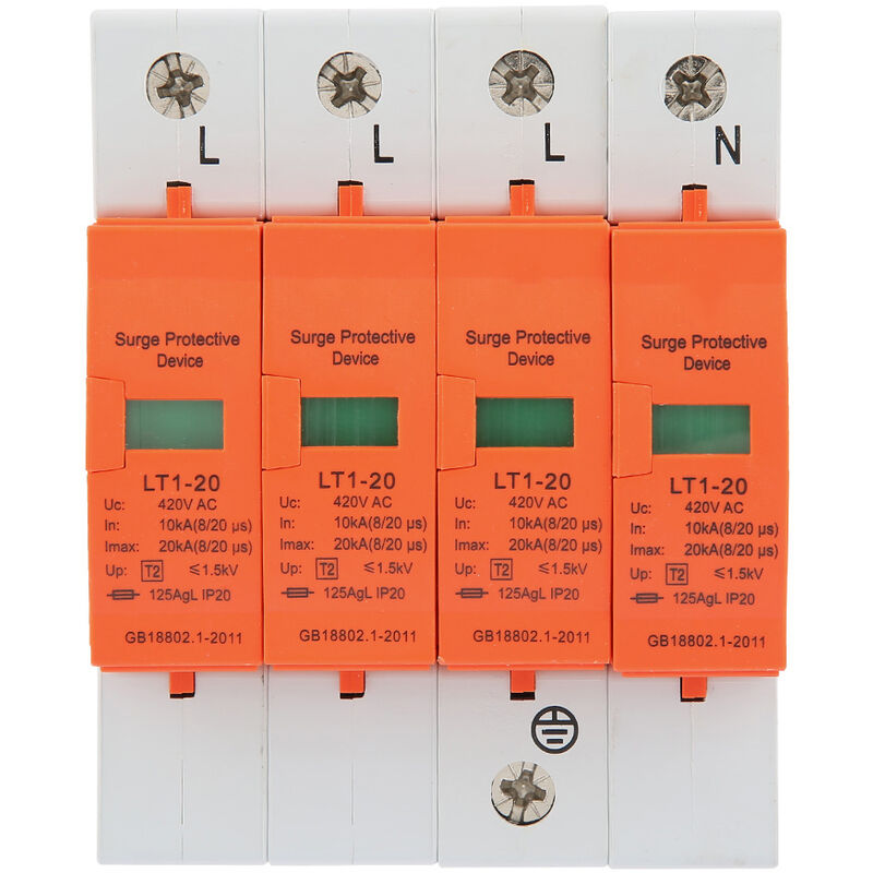 Eosnow - dispositif protecteur de basse tension de protection de montée subite de maison de 4P 20kA 420vAC