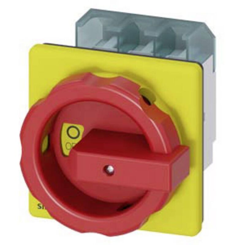 Sectionneur à coupure en charge rouge, jaune 3 pôles 35 mm² 63 a 690 v/ac Siemens 3LD25040TK53 X009781