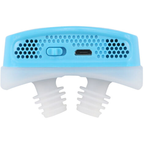 Dispositivi antirussamento, dilatatori nasali elettrici, micro-CPAP, ventilatori a doppia corrente parassita, soluzione antirussamento, dispositivo antirussamento, pulitore per clip nasali (blu)