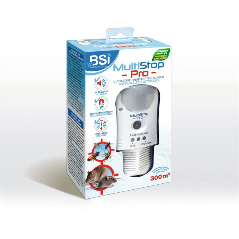 

BSI - Dispositivo anti-nuisibles 3 acciones couvre una superficie de 400 m2
