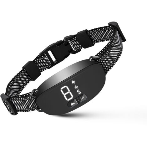 Dispositivo antiabbaio, dispositivo di addestramento per cani, accessori antiabbaio per animali domestici, dispositivo antiabbaio di precisione (nero H)