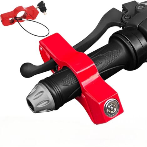 Dispositivo antifurto universale per motociclette, blocca disco freno regolabile, blocca manubrio di sicurezza, adatto per scooter, ciclomotori, biciclette, quad e veicoli fuoristrada