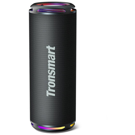 Dispositivo Bluetooth externo portátil Tronsmart T7 Lite: resistente, batería con 24 horas de duración, luz IPX7, luces RGB y pantalla estéreo.