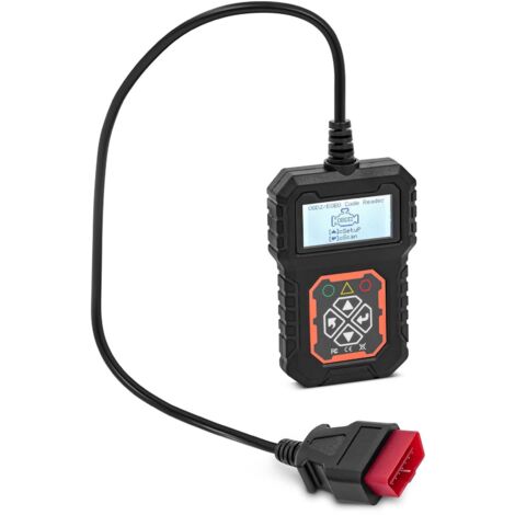 MSW Dispositivo de diagnóstico OBD2 - 8 - 25 V - LCD - códigos de avería / VIN / ID / CVN