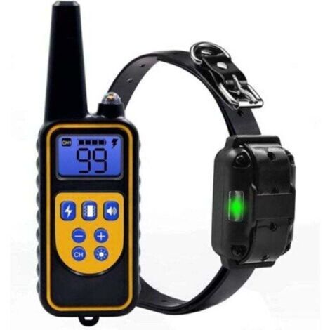 Dispositivo de entrenamiento remoto para perros de 800 m. Collar de entrenamiento para perros - Collar de entrenamiento remoto de 800 m.
