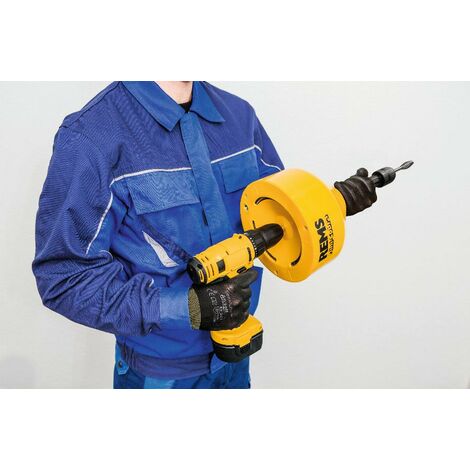 Dispositivo de limpieza de tuberías de mini-cobra REMS