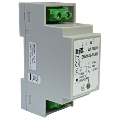 Dispositivo de protección de Urmet de la línea de alimentación 230vac (4KVA) 1382/85