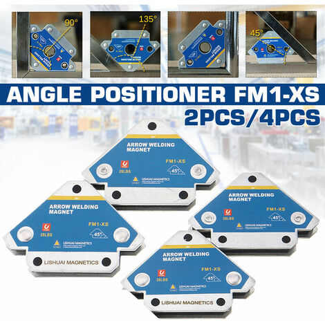 Dispositivo de soldadura de posición magnética fijador de posicionador de soldadura 4PCS (FM1 / XS (4pcs))