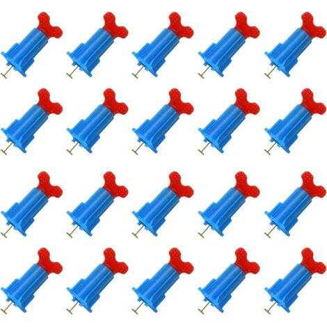Dispositivo di livellamento piastrelle preciso da 40 pezzi che garantisce l'affidabilità del livellatore per piastrelle piatte per piastrelle di diverse dimensioni Strumento di livellamento piastrelle