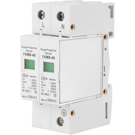 Dispositivo di protezione da sovratensione CC 220 V, 2P 40 kA, bassa tensione