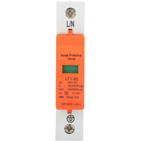 Dispositivo di protezione da sovratensioni domestico 1P 10 kA-20 kA 420 V AC