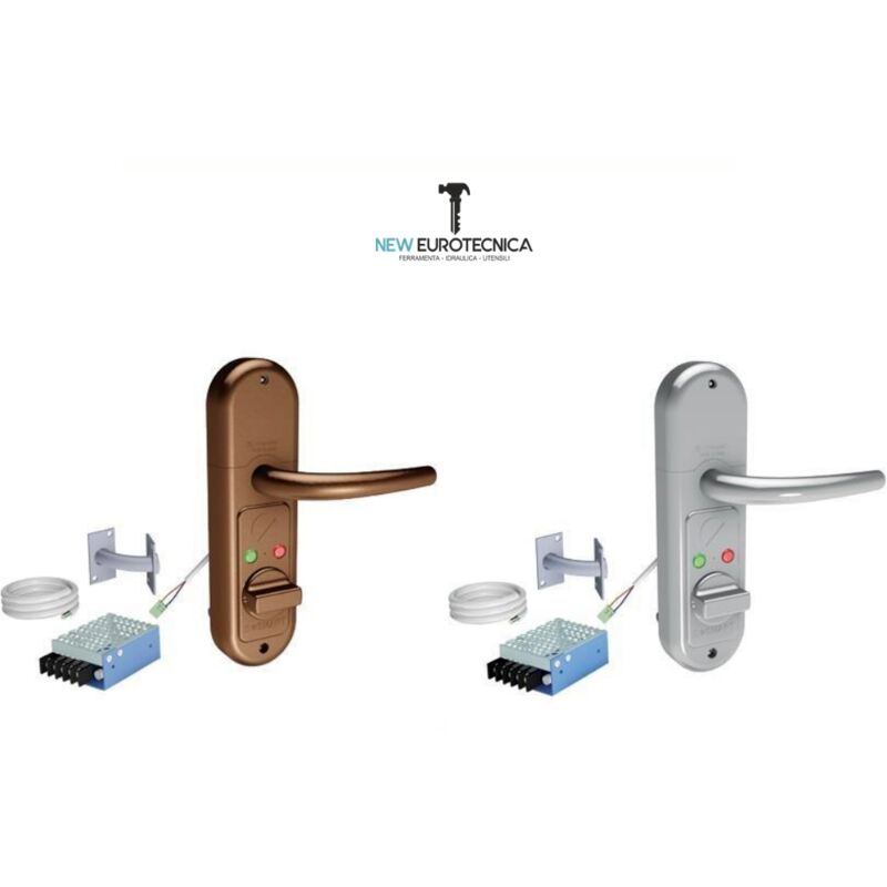 Image of Serratura dispositivo elettronico d Smart 8010 securemme - bluetooth colore bronzo