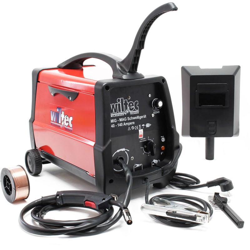 

Dispositivo soldador MIG - MAG de 40-120 amperios, para hilo fundente 0,6-0,8mm con termointerruptor