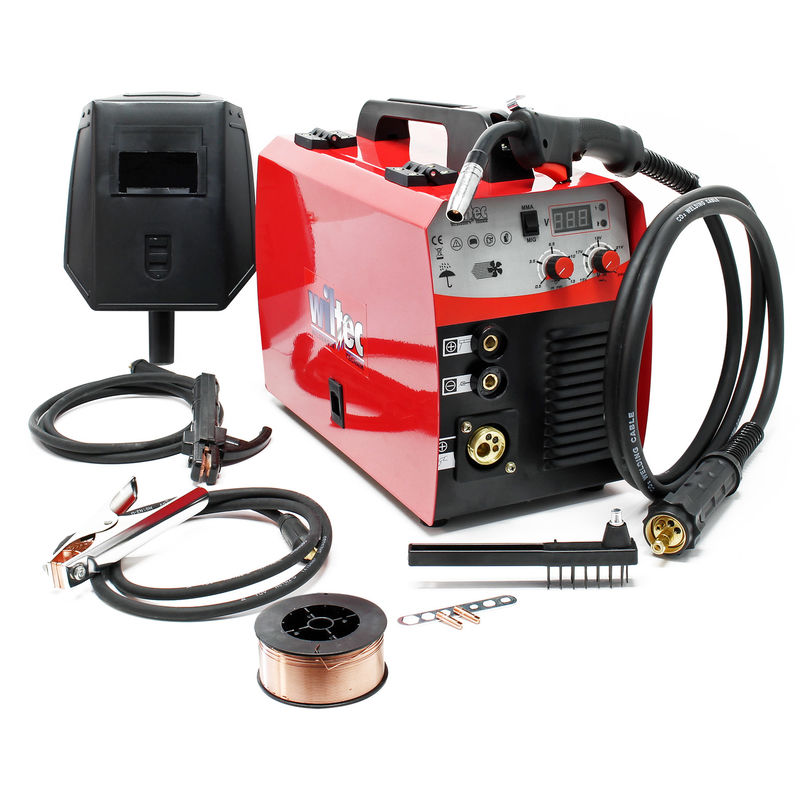 

Dispositivo soldador MIG - MAG de 40-180A, para alambre para soldar 0,6-1,0mm con termointerruptor