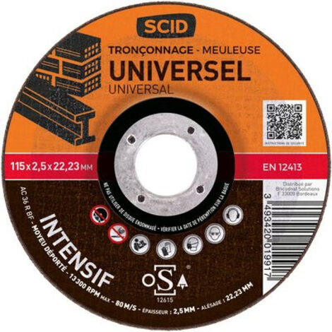 DISQ.TRONC.UNIVERSEL 115X2.5 SCID 1991