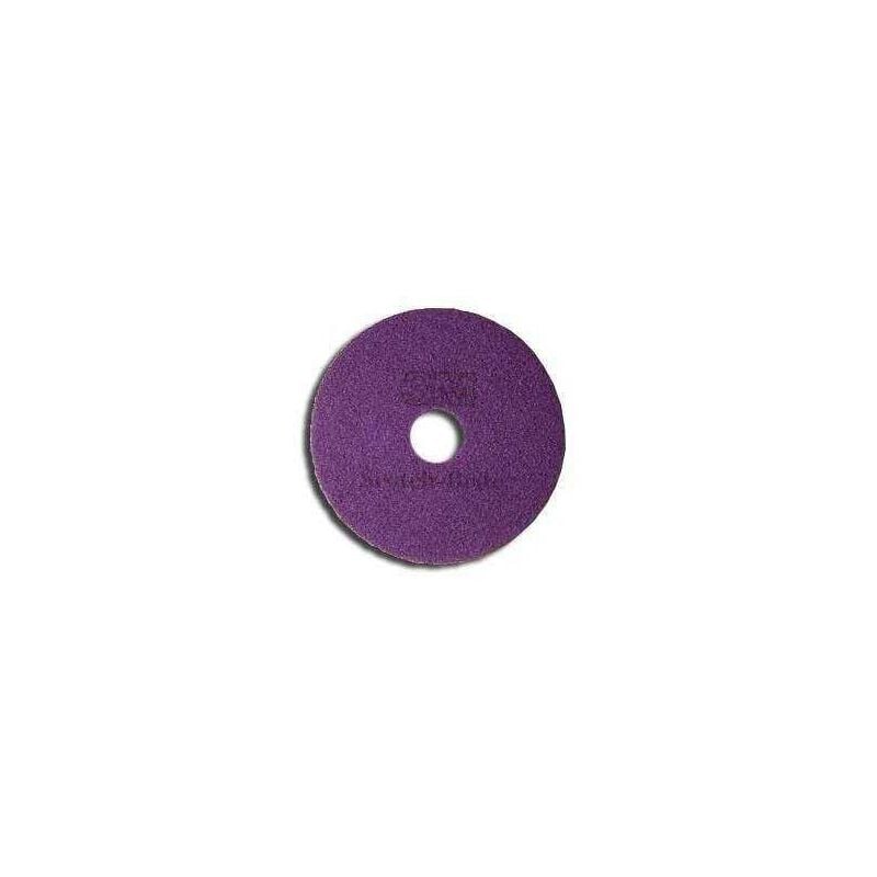 3M - Disque mauve diamant pour le nettoyage et lustrage des sols diam 430mm 17' Les disques abrasifs
