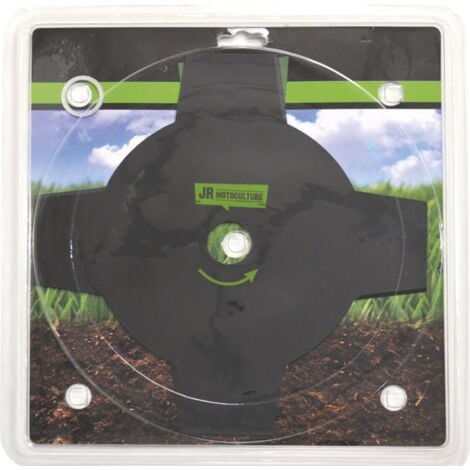 Disque 4 dents pour débroussailleuse 230 mm alésage 25,4 mm épaisseur 1,5 mm DDS009 JR