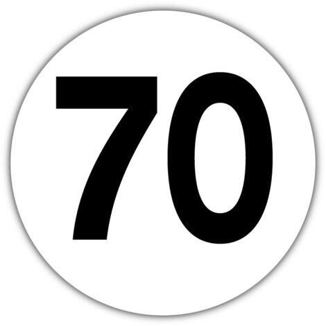 Disque 70KM/H Adhesif