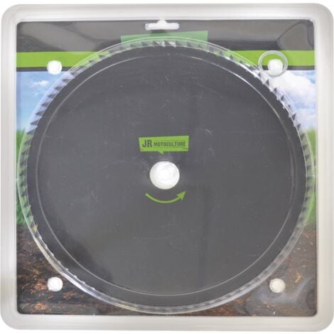 Disque 80 dents pour débroussailleuse 255 mm alésage 25,4 mm épaisseur 1,9 mm DDS016 JR