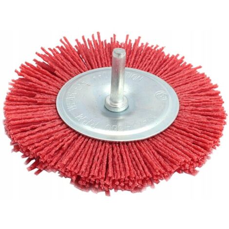 Disque à brosse, avec tige de 75 mm en PVC