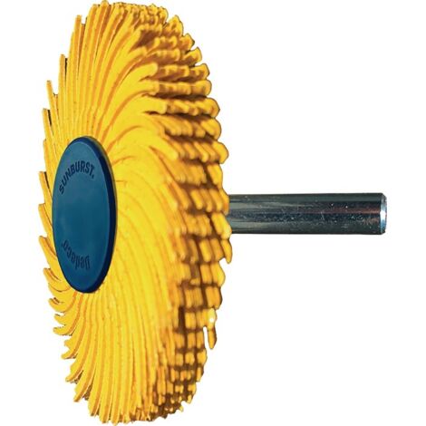 Disque à brosse radiale Sunburst D.51mm K.80 Jaune 10000min(unknown)¹