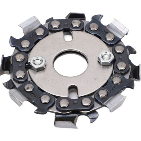 Disque à chaîne circulaire 2,5 pouces 8 dents pour meuleuse d'angle, lame de scie pour coupe et façonnage du bois