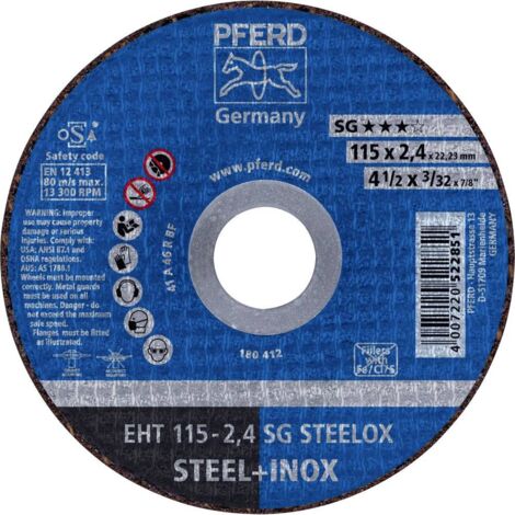Disque à couper PFERD GD11524MPINOX
