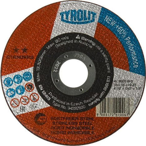 Disque à couper TYROLIT 34332830
