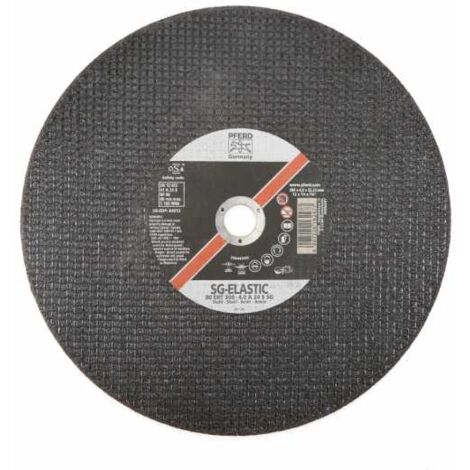 Disque à découper l'acier Pferd. Ø 300 mm. Al 20,2 mm. Ep 4 mm