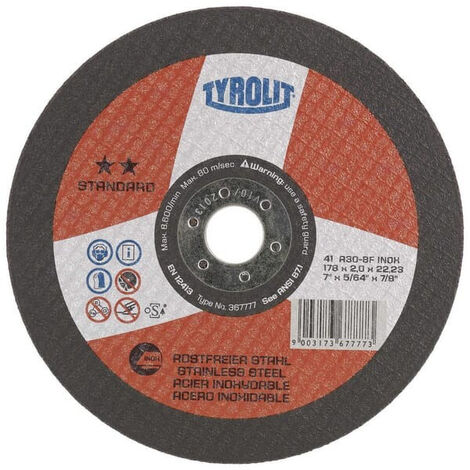 Disque à découper TYROLIT 367575
