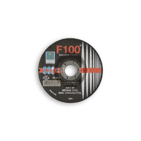 Disque à ébarber métaux 125X6.4X22.23mm MD SEA
