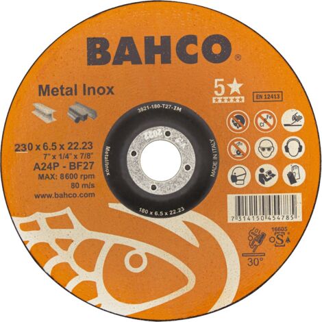 Disque à ébarber pour acier inoxydable et métal 3921-230-T27-IM