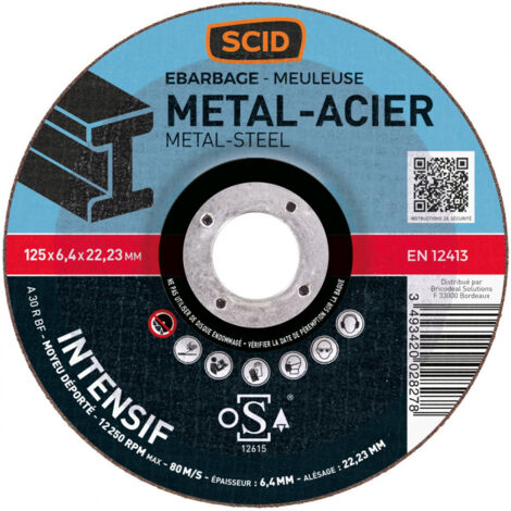 Disque à ébarber usage intensif métaux  ø (mm) 125