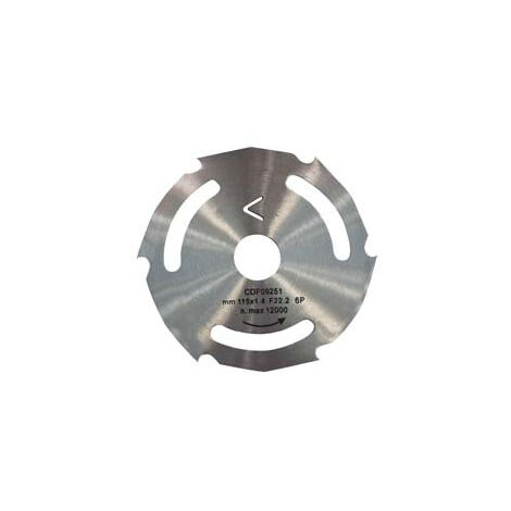 Disque à Lame Circulaire Chrome Vanadium Sc - ø 230 mm, trou 22,2, épaisseur 1,4 mm