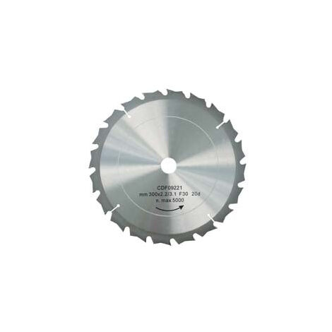 Disque à lame circulaire Widia dents alternées - ø 600 mm trou 30 dents 48 épaisseur 3,0 mm