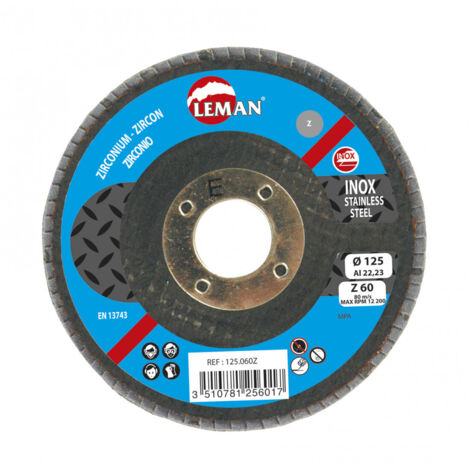 disque a lamelle bombe 115 grain 60 zirconium -- gamme pro