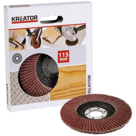 Disque à Lamelle Corindon - Grain 120 - ø 115 Mm - Kreator