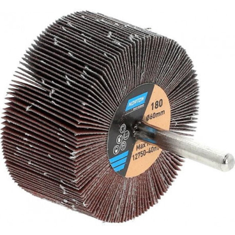 FP - Disque à lamelle sur tige R207Plus 60x30x6 P180 (Par 10)