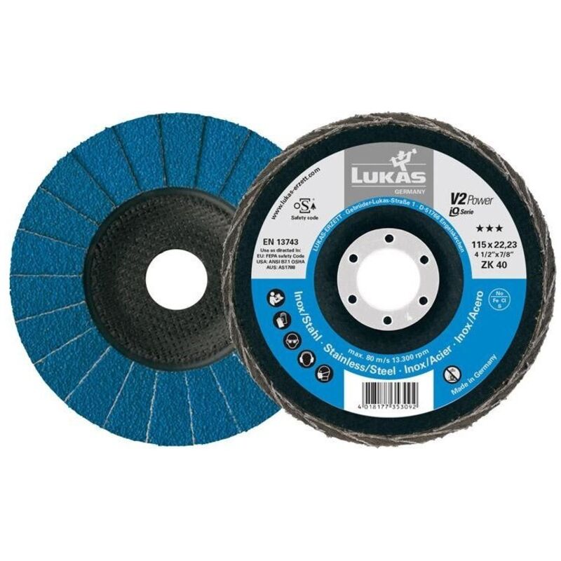 Lukas - Disque à lamelle V2 Power125mm zk K40