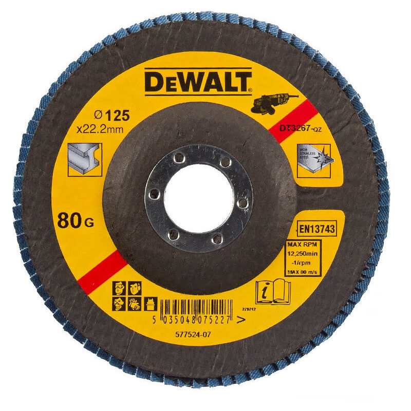 Disque à lamelles DEWALT DT3267 QZ 125mm Grain 80 - vue 5