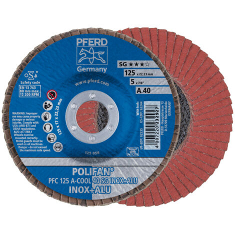Disque à lamelles A-COOL SG bombé 125mm G60 Pferd 1 PCS
