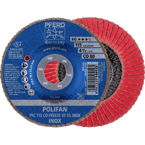 Disque à lamelles COFREEZE bombé 115mm G80 Pferd 1 PCS