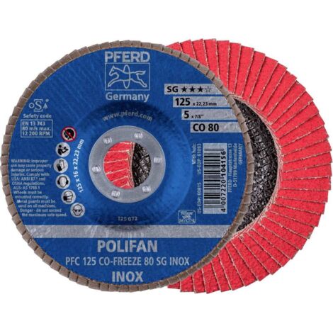 Disque à lamelles COFREEZE bombé 125mm G80 Pferd 1 PCS