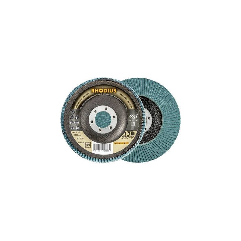 211517 disque segmenté diamètre 115 mm ø de perçage 22.23 mm acier inoxydable, acier 1 pc(s) - Rhodius