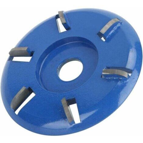 Disque à lamelles pour meuleuse – 9 cm – 6 dents en acier au tungstène – Pour sculpture et polissage bois dur – Coupe nette et contrôlée