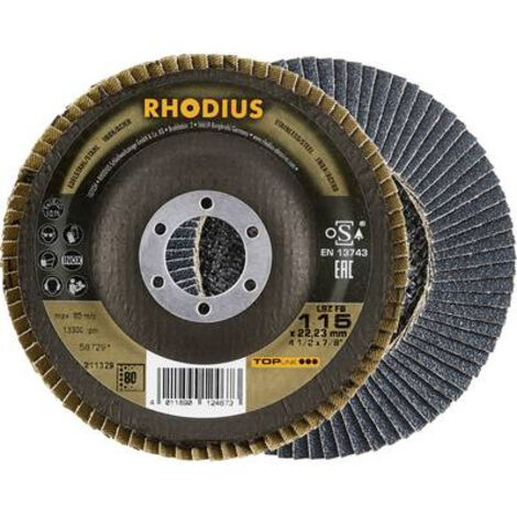 Disque à lamelles Rhodius 211329 115 mm 80 grains