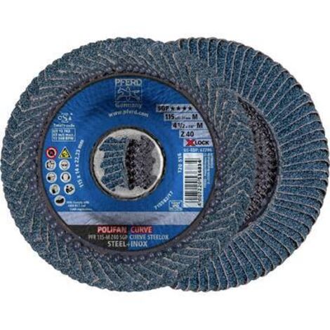 Disque à lamelles X-LOCK SGP-CURVE 115mm moyen K40 Pferd