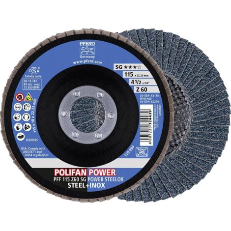 Disque à lamelles Z 60SG droit 115mm G60 Pferd 1 PCS