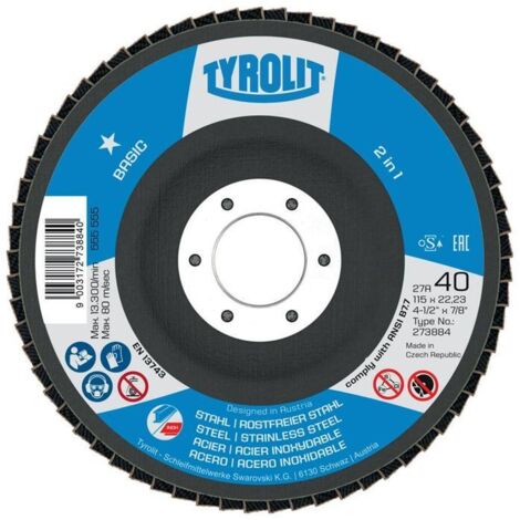 DISQUE À LAMES ZA-60 Q-B - 125X22 MM