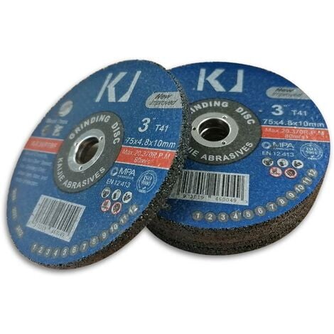 Disque de ponçage à lamelles en zircone 125 mm HBM, pour meuleuse d'angle  K80 